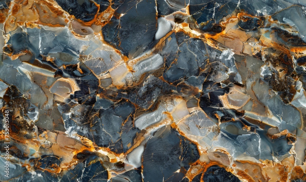 Serendibite gem stone horizontal cross section background texture