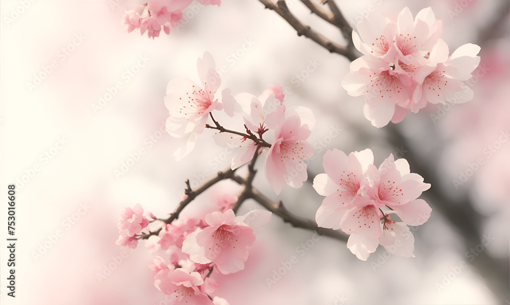 Cherry blossoms in bloom on branches in garden. Bouquet of flower watercolor painting. Beautiful flower. Lovely flower. flower in tropical garden. Branch of Cherry blossoms bouquet . Banner.. Cherry blossoms in bloom on branches in garden. Bouquet of flower watercolor painting. Beautiful flower. Lovely flower. flower in tropical garden. Branch of Cherry blossoms bouquet . Banner..