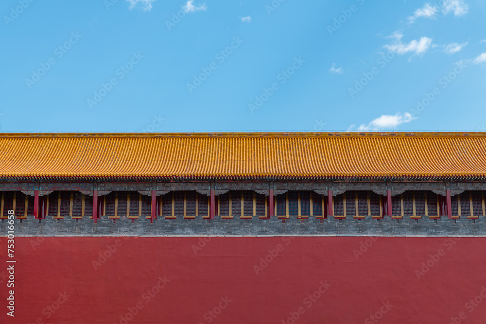 Chinese ancient architecture in the Forbidden City, Beijing, China, Asia Chinese ancient architecture in the Forbidden City, Beijing, China, Asia