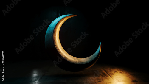 3D Lunar Elegance for Ramadan