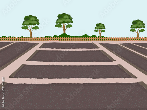 Area format of agricultural plots