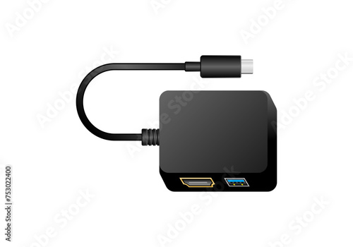 映像変換コンバーター_USB Type-C_HDMI_USB Type-A 3.0
