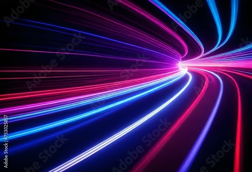 A Mesmerizing Abstract Multicolor Visualization Neon Light Background