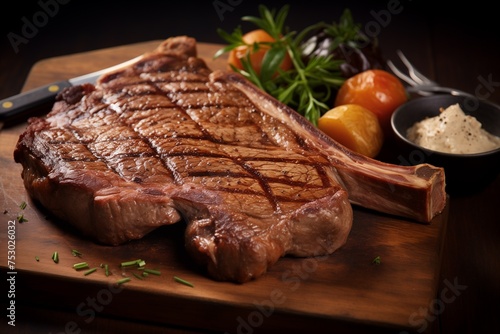 Beef ribeye steak