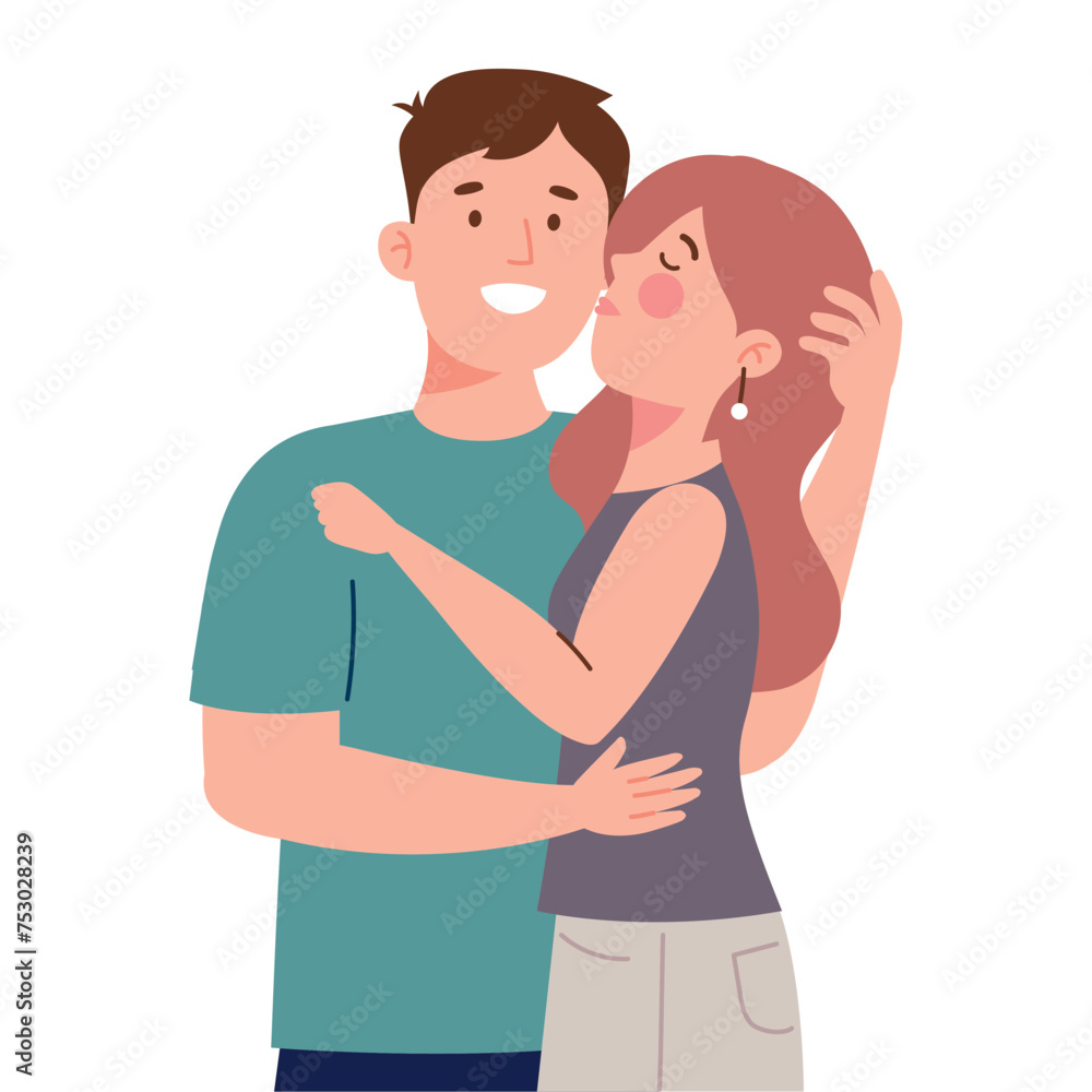 couple kissing with passion couple kissing with passion