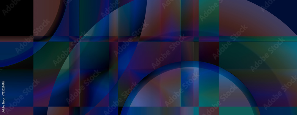 Obraz premium modern abstract background, Minimal. Color gradient, Web banner, Geometric shape, Lines stripes triangles. Design. Futuristic, Cut paper or metal effect, Luxury, abstract gradient banner background.