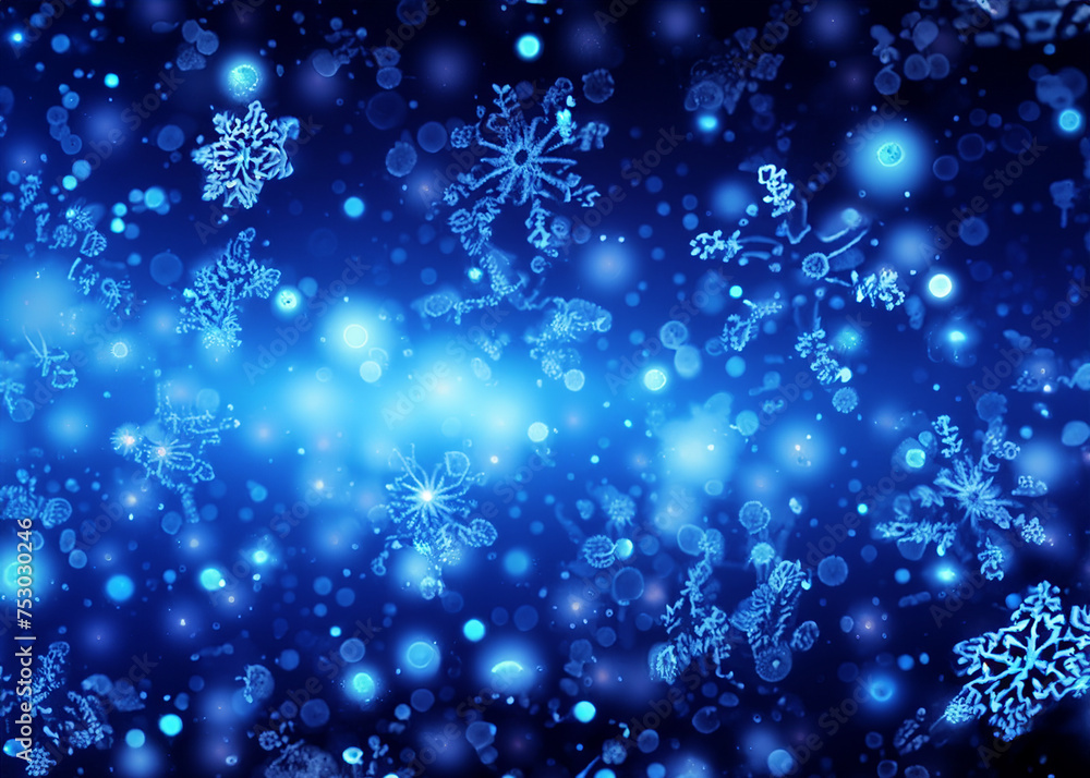abstract winter background made of snowflakes created with generative ai technology. High quality illustration abstract winter background made of snowflakes created with generative ai technology. High quality illustration
