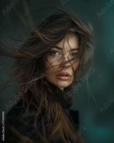 Portrait of a young attract...
