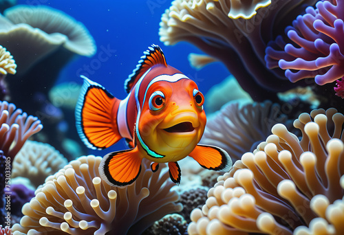 Nemo fish under the sea