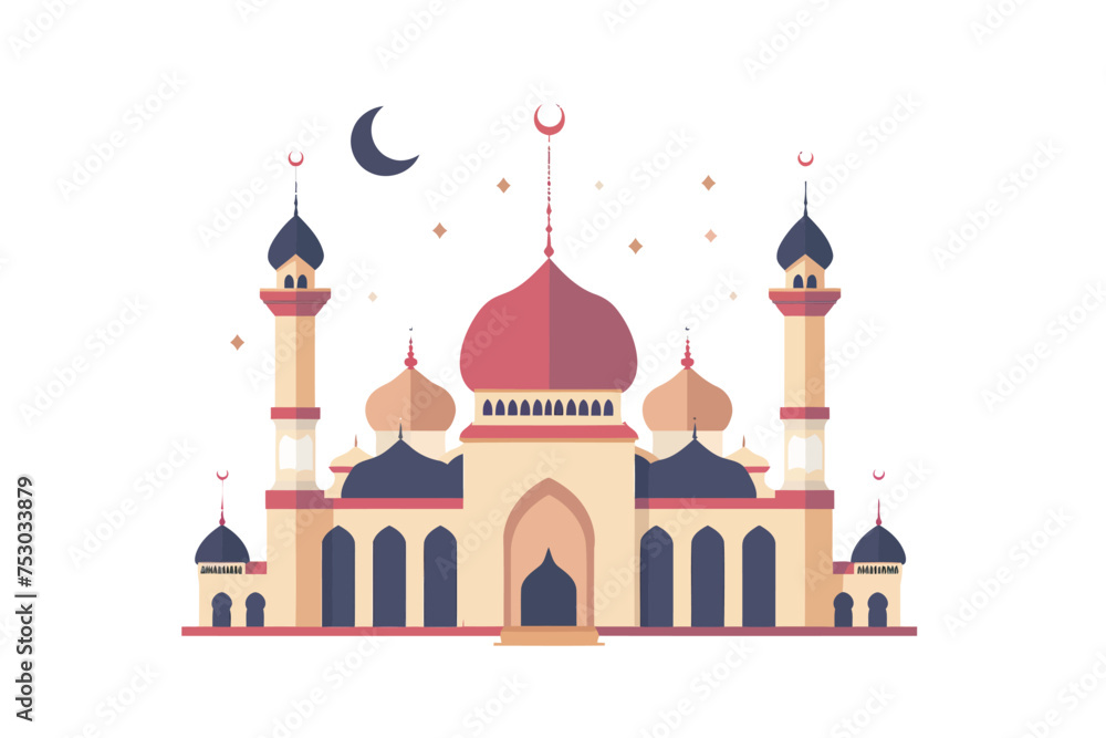 Ramadan isolated vector style