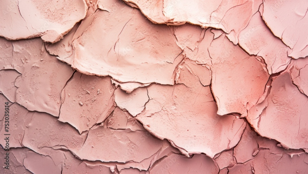 Fototapeta premium Close up creamy pink and tan texture background