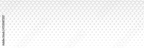 Blended  black line star on white for pattern and background,  Abstract geometric texture collection design. 