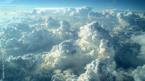  Cloud formations as seen from above