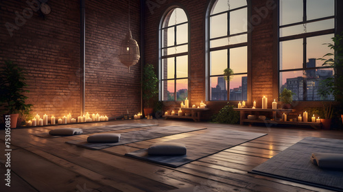 Zen in the City: Wellbeing and Strength in an Old-world Yoga Space. Generative AI