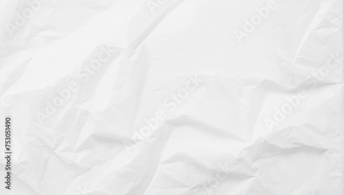 The texture of the white paper is crumpled. Background for various purposes.