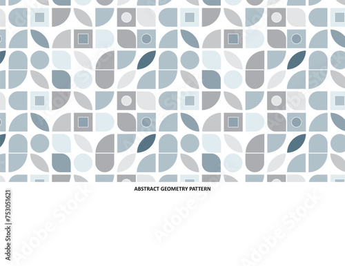 Abstract Mosaic Geometry Pattern Background Overlay