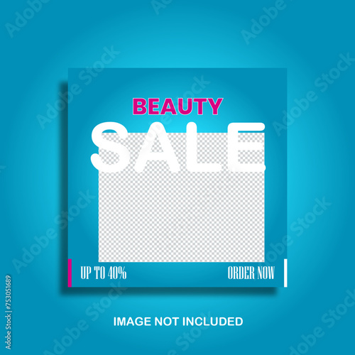 Fashion social media post design