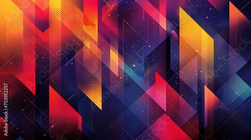 A dynamic array of colorful geometric backgrounds
