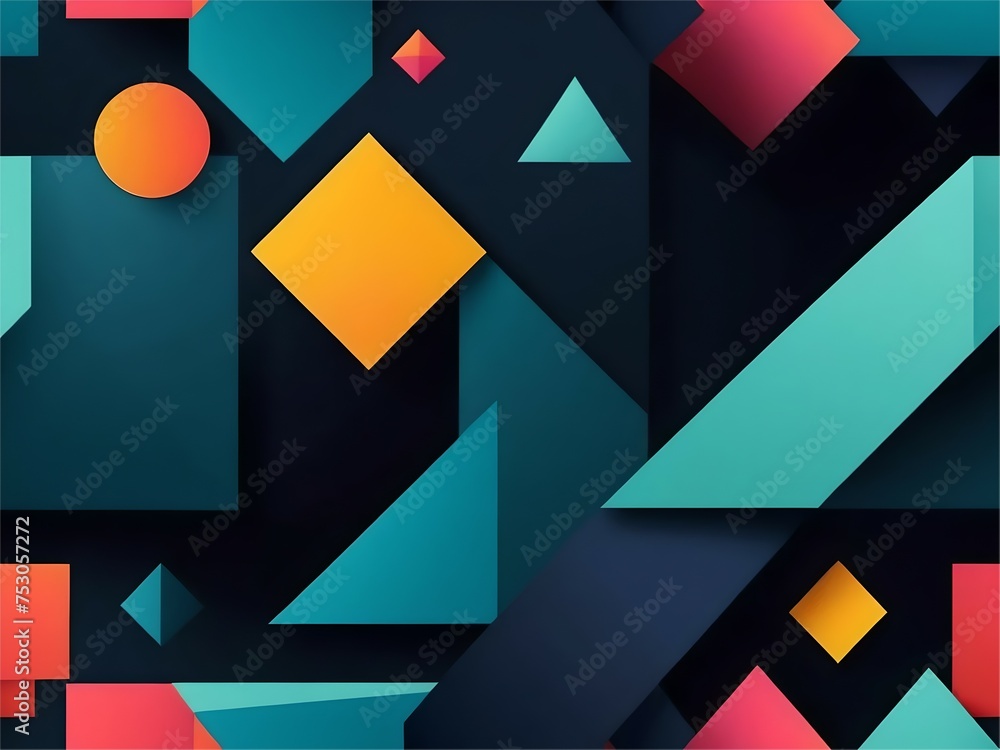 Abstract Background Illustration With Geometric Shapes Abstract Background Illustration With Geometric Shapes