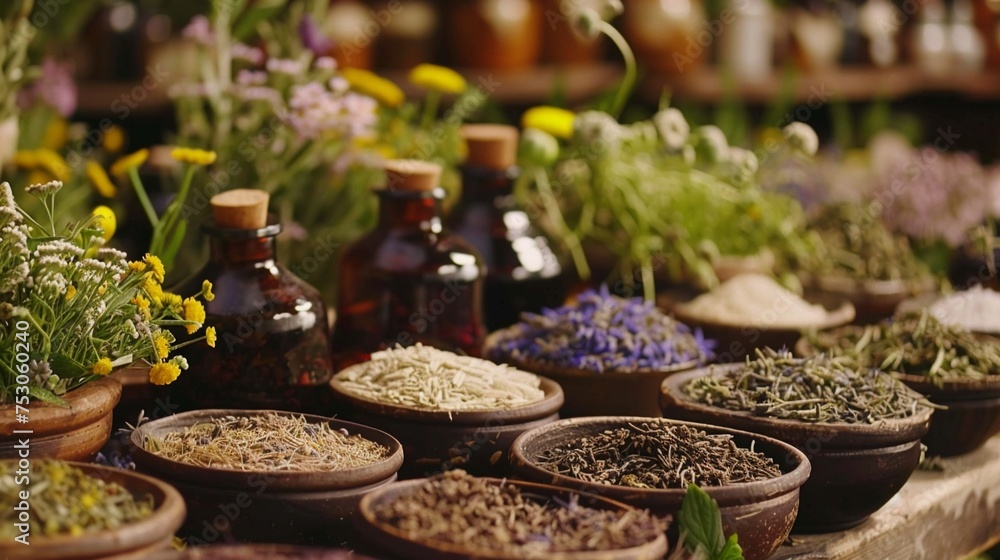 traditional medicine and modern technology through the lens of herbs and botanical remedies highlighting the integration of digital platforms for personalized healthcare HD