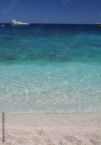 The beautiful beach of Cala Mariolu in Orosei Gulf in Sardinia, Italy photo