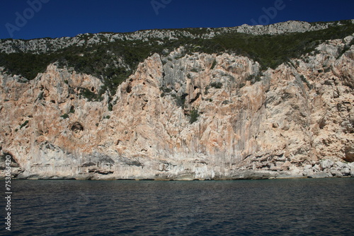 Turquoise water in the beautiful Orosei Gulf in Sardinia, Italy