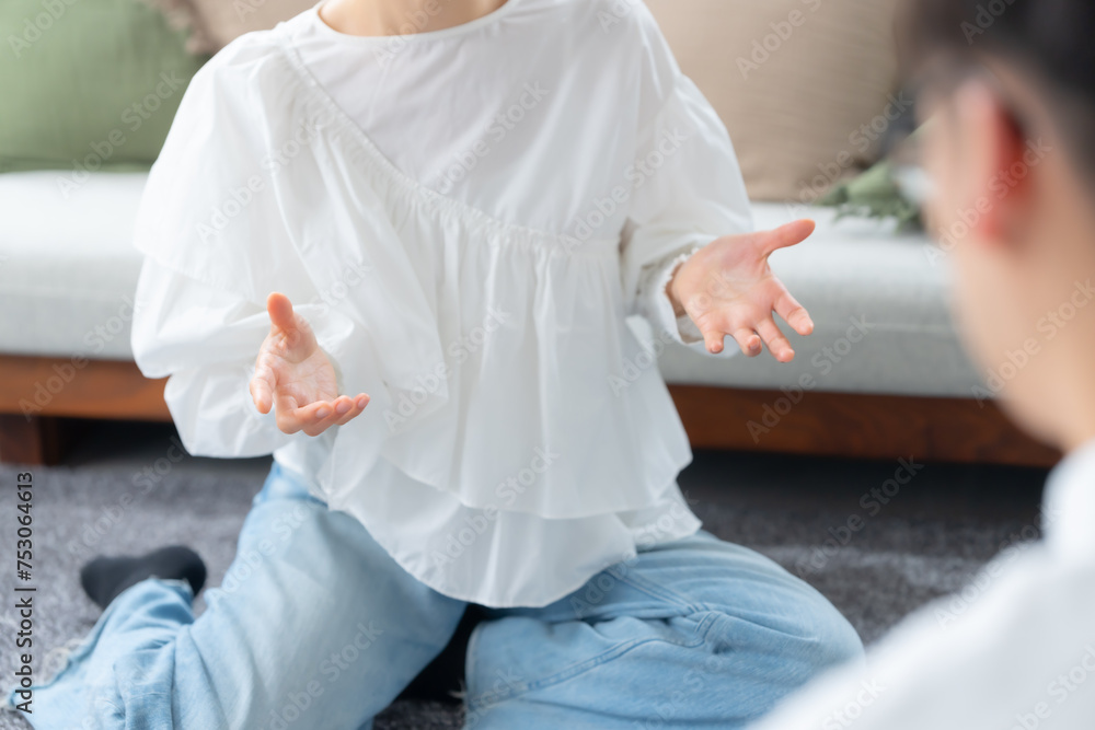 Obraz premium 喧嘩