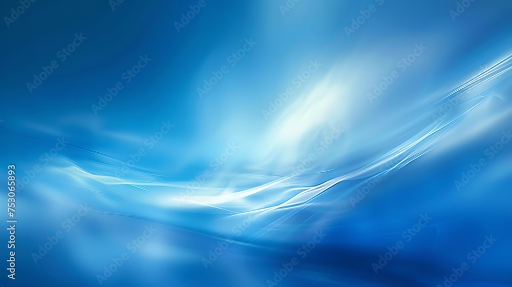 Fototapeta premium Abstract blue panoramic background