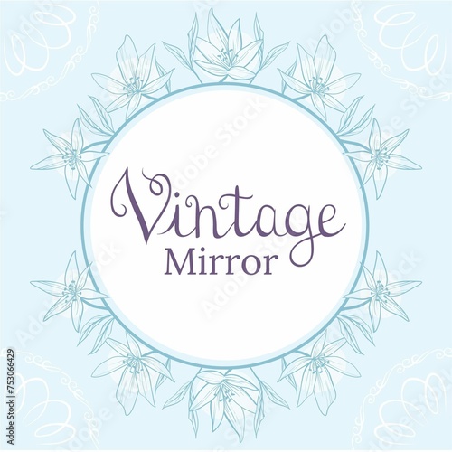 Vintage Mirror Background