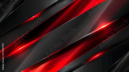 abstract metallic red shiny color black frame layout background