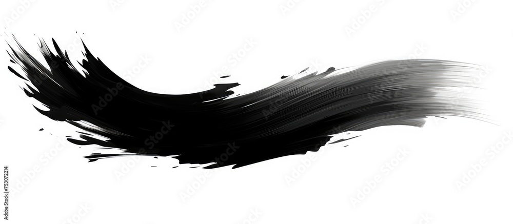 Minimal Abstract Hand Drawn Brush Stroke 2d Art Design Minimal Abstract Hand Drawn Brush Stroke 2d Art Design