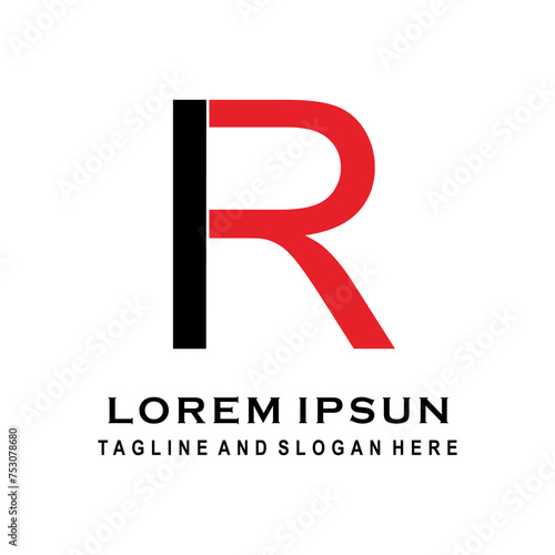 simple vector logo of the letter 
