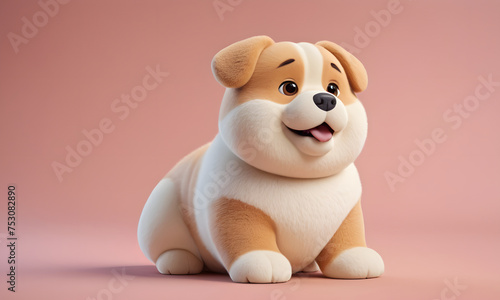 Cute Chubby dog