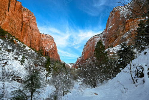 Zion National Park in Winter