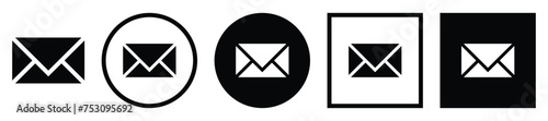 email icon set. eps 10