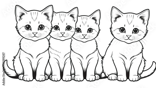 cute cat coloring pages