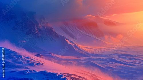 Polar Equinox: Tundra and Desert Harmony © Andrii 