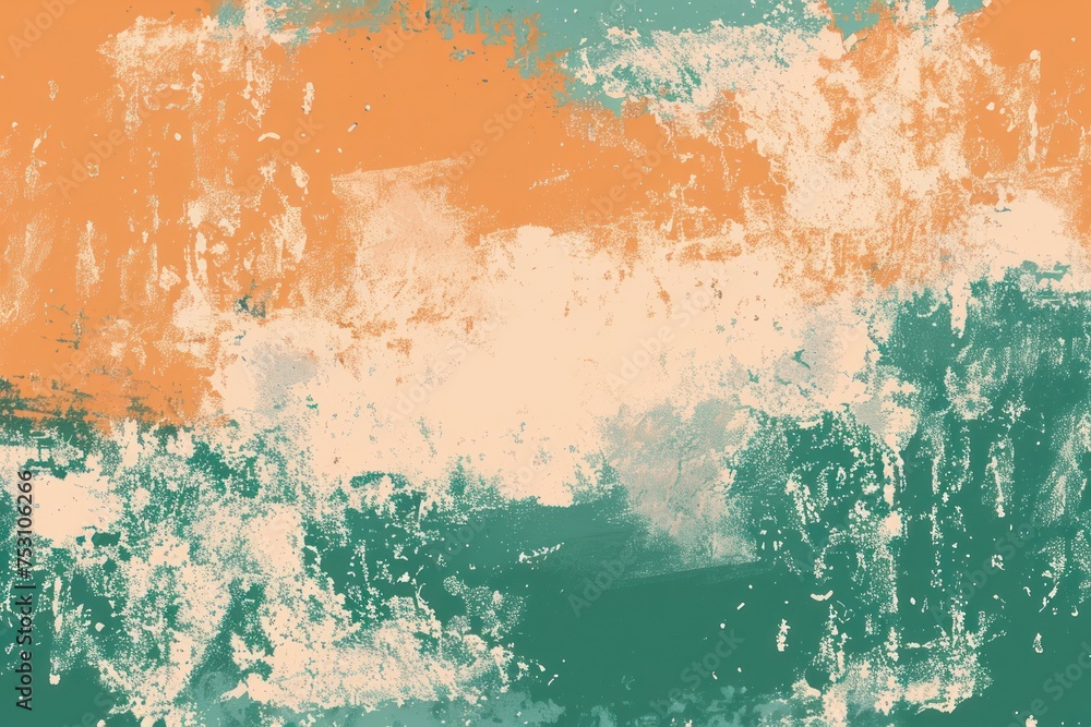 Teal green orange beige grainy gradient background noise texture grunge retro poster banner header backdrop design Teal green orange beige grainy gradient background noise texture grunge retro poster banner header backdrop design