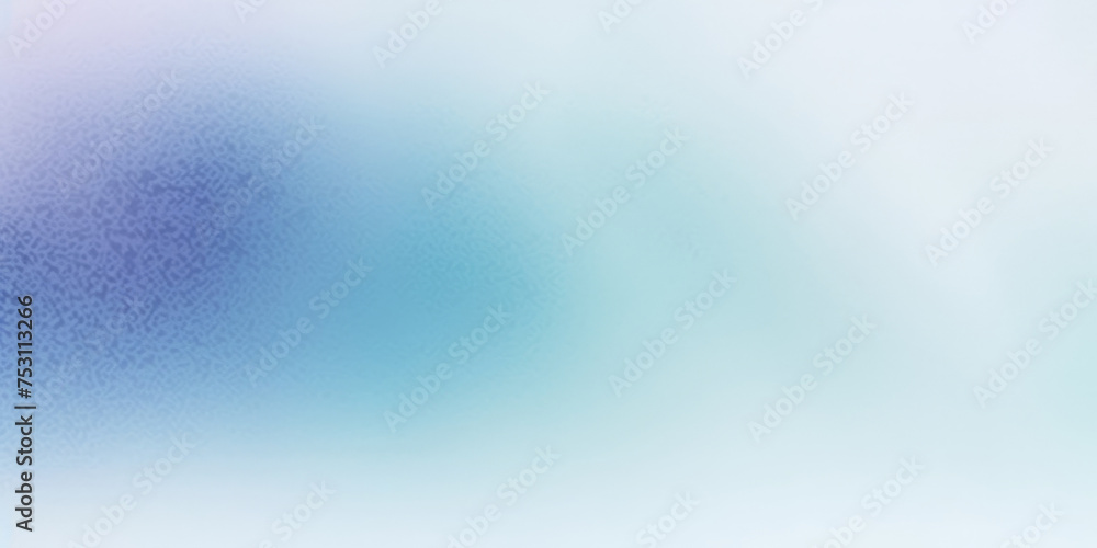 Abstract color gradient background grainy blue  white noise texture backdrop banner poster header cover design