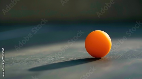 A table tennis ball coming to rest after a fast rally. © Shaheen