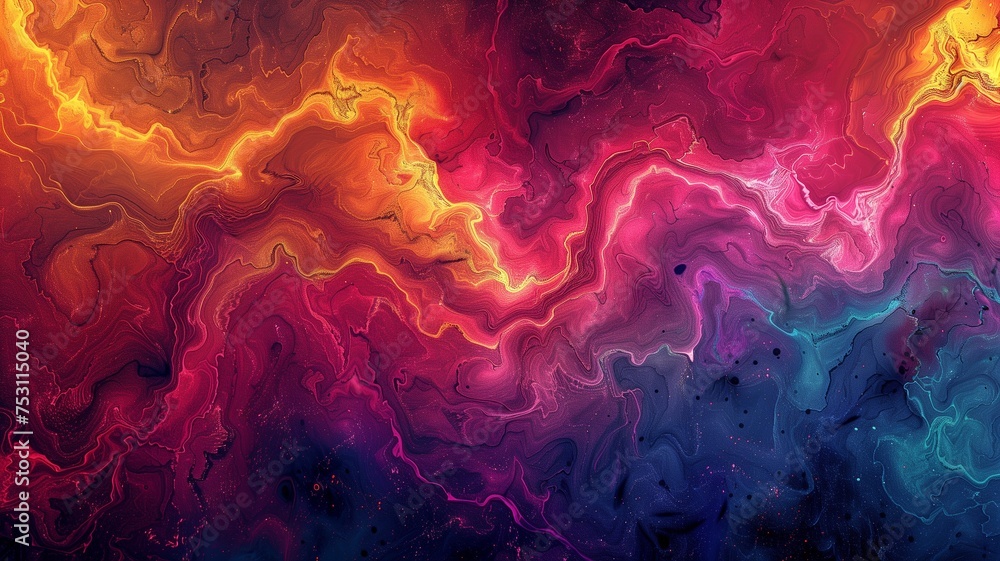 Obraz premium Painting using colour and texture in abstract art. subtle pattern of colours. Apply background paint. Creative graphic design with fractal artwork