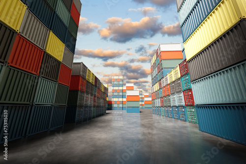 Storage area for cargo cont...