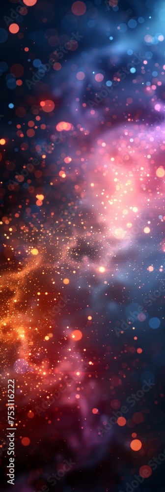 Dazzling Lights on Black: Space for Your Text Banner Generative AI Dazzling Lights on Black: Space for Your Text Banner Generative AI