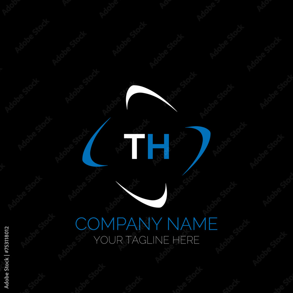 TH letter logo creative design. TH unique design. TH creative initials letter logo concept. TH letter logo design on black background. TH letter logo creative design. TH unique design. TH creative initials letter logo concept. TH letter logo design on black background.