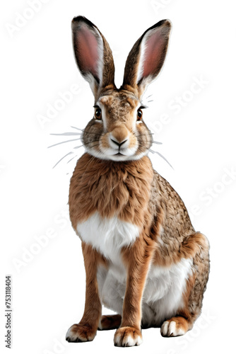 Generative AI full height hare portrait © Azalea