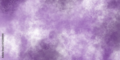 Smoke mist fog the explosion of purple bright light effect background.purple watercolor background.purple and white clouds background, texture. tie dye pattern hand dyed on cotton fabric abstract text