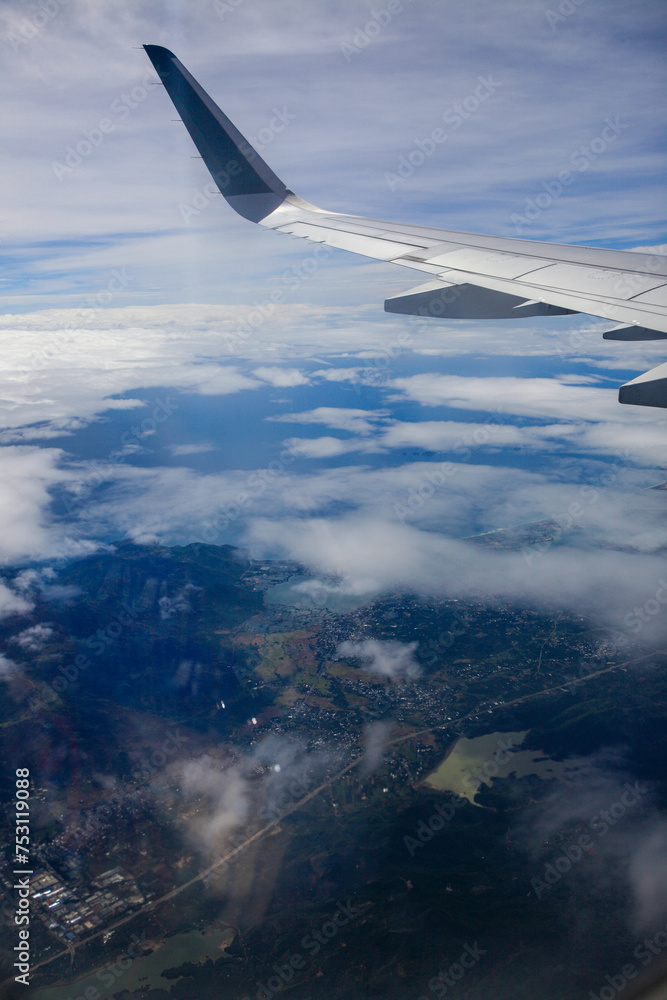 view from airplane window view from airplane window