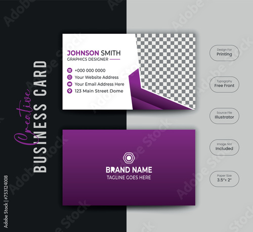 Business card design and visiting card design  (ID: 753124008)