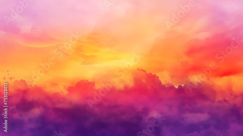 Beautiful bright and colorful abstract background as a watercolor illustration