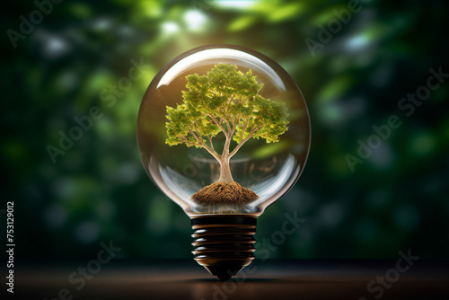 Nature protection conceptual Generative AI illustration Earth day ecology safe planet nature environment